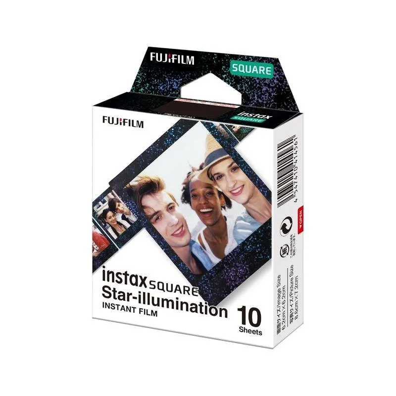 Pellicola istantanea Fujifilm Star Illumination 10 pezzi 86 x 72 mm quadrata