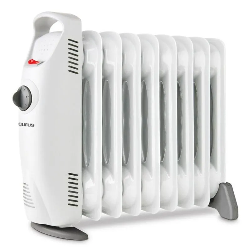 Radiatore a Olio Taurus MASAI 1000 1000W 9 Elementi Compatto Bianco