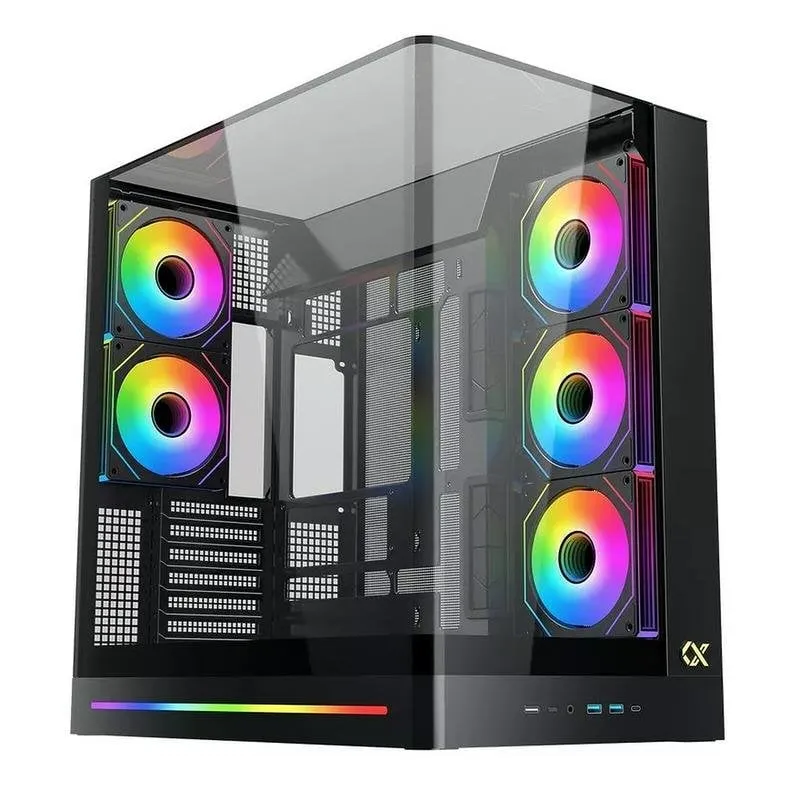 Case Xigmatek Pano II EN48418 Mid Tower ARGB Vetro Temperato Nero