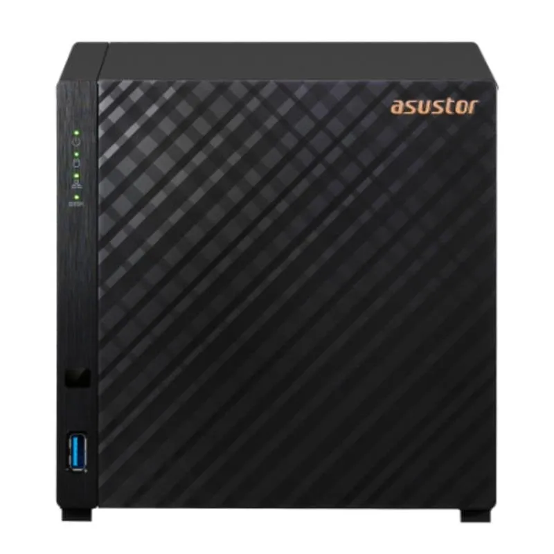 NAS Tower ASUSTOR AS1204T Realtek RTD1619B 1GB DDR4 4 bay 2.5GbE USB3.2