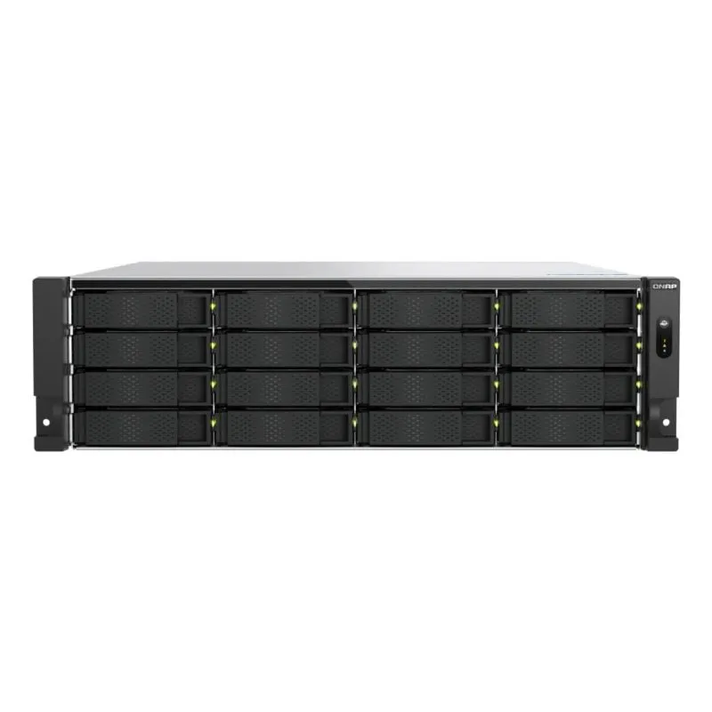 Server QNAP TS-h1677AXU-RP AMD Ryzen 7 32GB 0TB Rack 3U Alimentazione ridondante