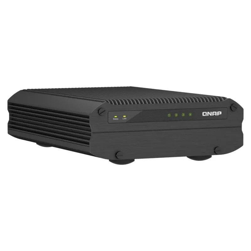 NAS industriale QNAP TS-i410X 8GB 4 bay 10GbE senza ventola SSD/HDD RAID