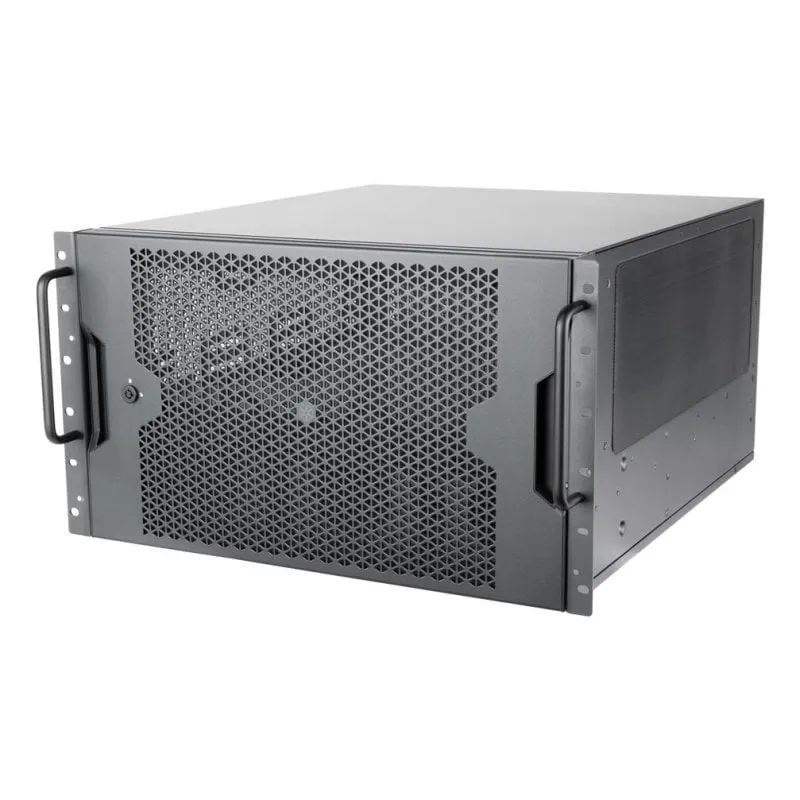 Case SilverStone RM600 Rack 6U Dual PSU Support Compatibile ATX EATX USB-C