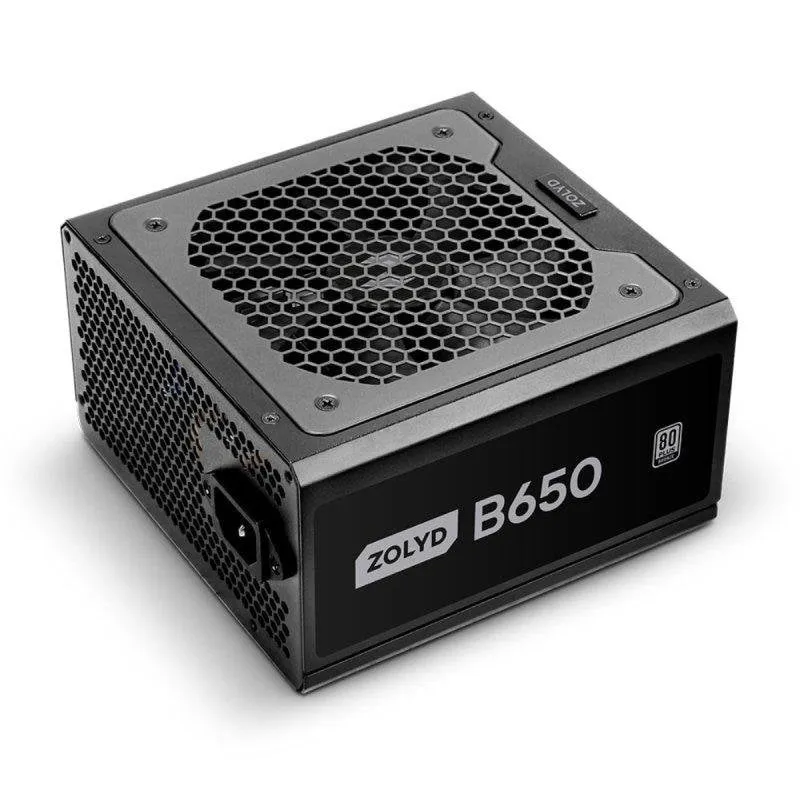 Fonte di Alimentazione ZOLYD ZLDB650 650W Certificazione 80 Plus Bronze silenziosa