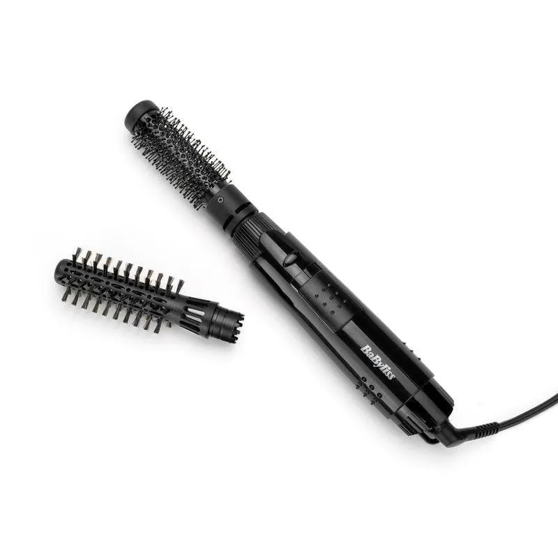 Spazzola Modellante BaByliss AS86E 300W Ceramica 3 Temperature 2 Testine Aria Fredda Nero