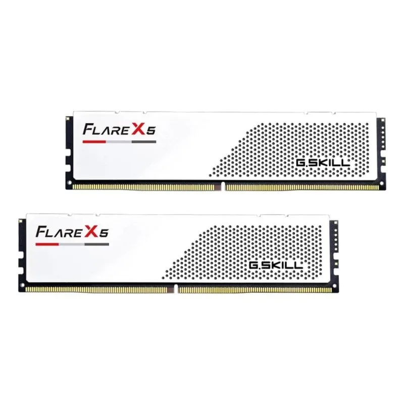 Memoria RAM G.Skill F5-6000J3036F24GX2-FX5W 48GB 2x24GB DDR5 6000MHz CL30 Kit AMD EXPO Bianco