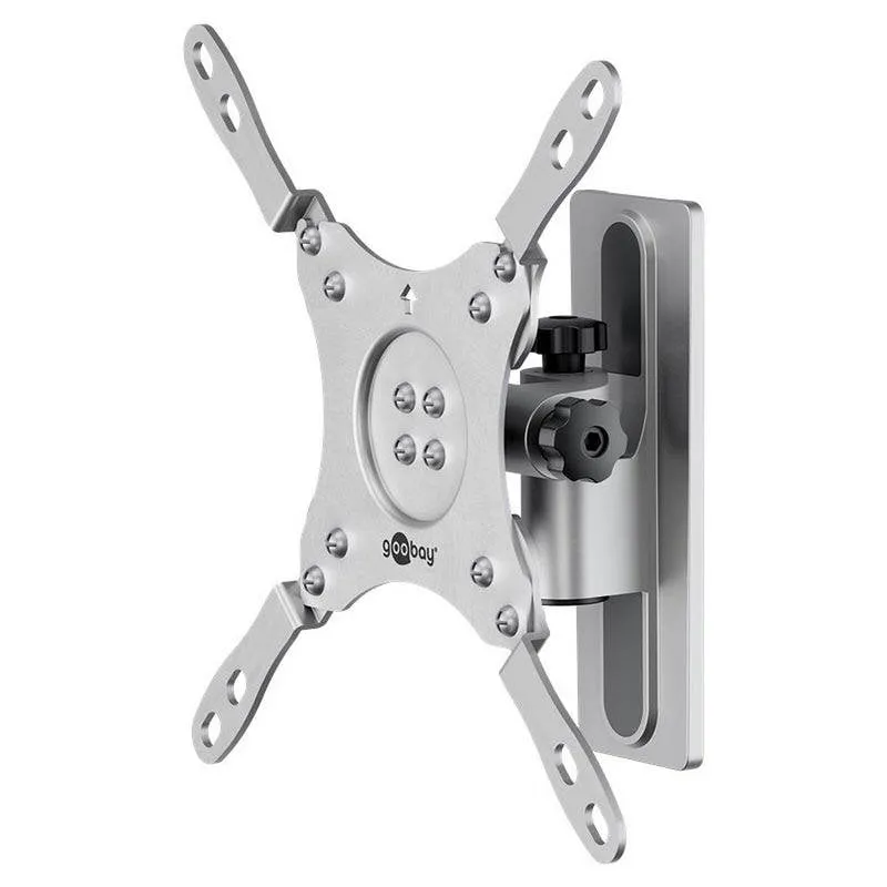 Supporto TV da parete Goobay 71987 inclinabile e girevole 23-42 pollici 15 kg argento