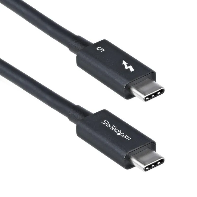 Cavo Thunderbolt 5 StarTech.com TBLT5MM50CM240W 0.5m 240W PD 8K 80Gbps Nero