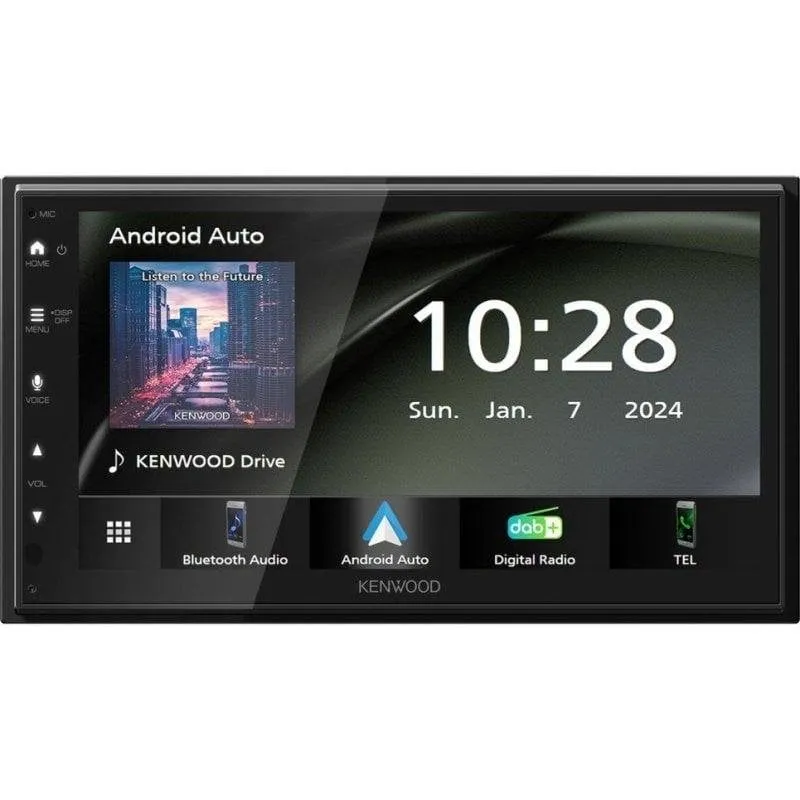 Ricevitore Multimediale Kenwood DMX5023DABS Bluetooth DAB+ CarPlay Android Auto schermo 6,8