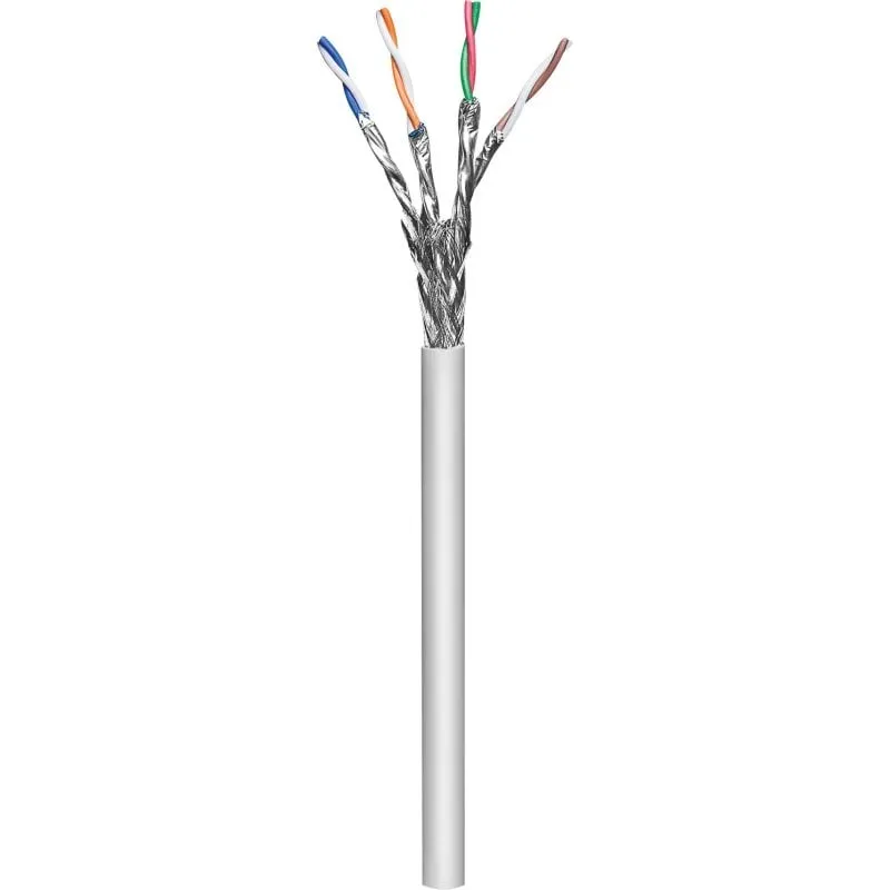Cavo di rete Goobay 96094 100 m Cat6a S/FTP LSZH grigio
