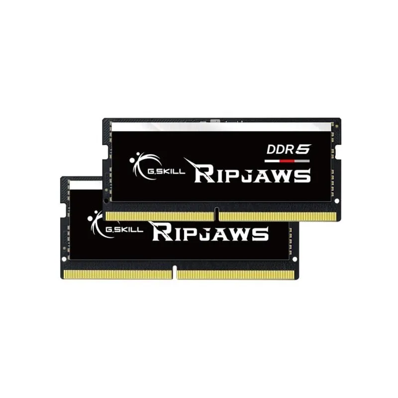 Memoria RAM G.Skill Ripjaws F5-4800S4039A32GX2-RS 64GB 2x32GB DDR5 4800MHz CL40 Kit Dual Channel SO-DIMM Intel XMP