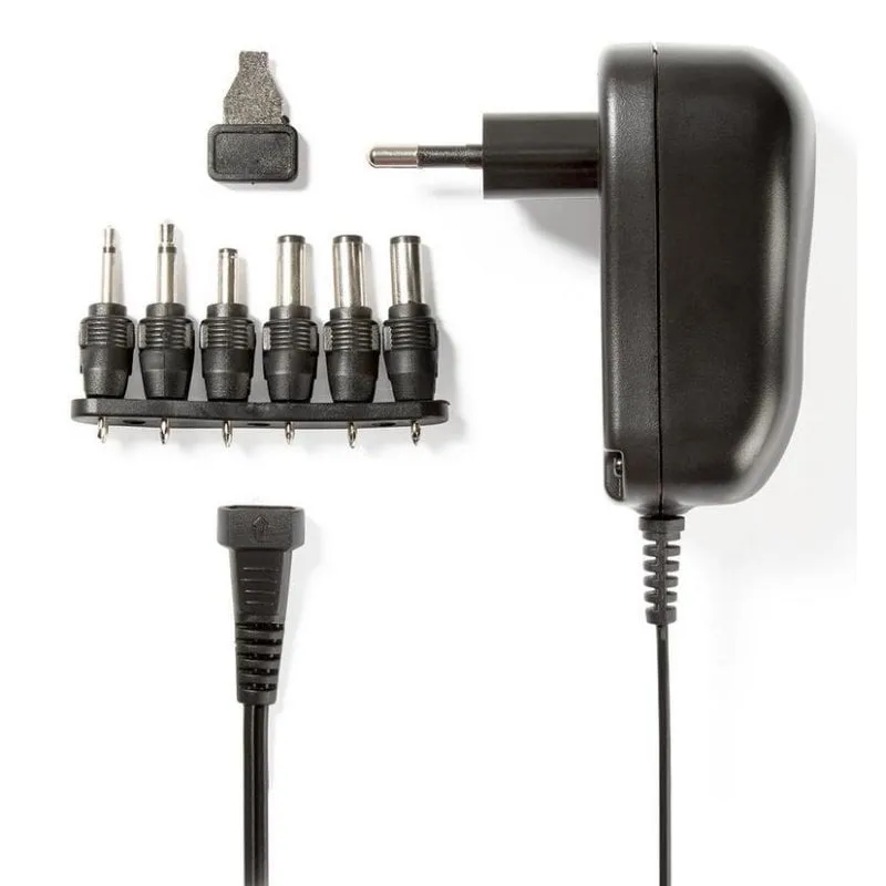 Fonte di Alimentazione NEDIS ACPA001 12W Universale Compatibile LED 6 Connettori