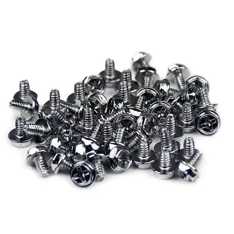 Vite per rack StarTech SCREW6_32 kit 50 pezzi acciaio argento 6-32 x 1/4"