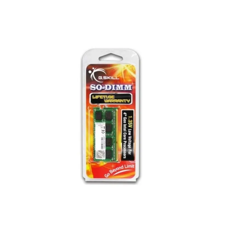 Memoria RAM G.Skill F3-1600C9S-4GSL 4GB 1x4GB DDR3 1600MHz CL9 SO-DIMM Low Voltage
