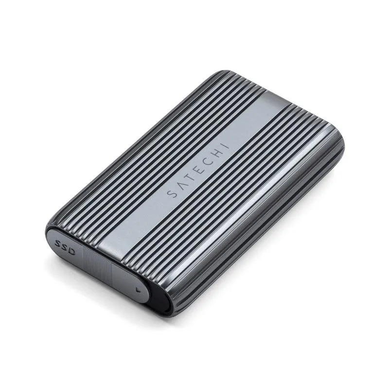 Box SSD Satechi SA-ST-EU4NPM M.2 NVMe Alluminio Grigio Trasparente USB4