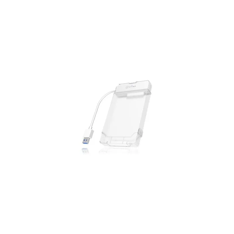 Box esterno ICY BOX IB-AC703-U3 2.5" Plastica Bianco Hot-swap USB 3.0 SATA