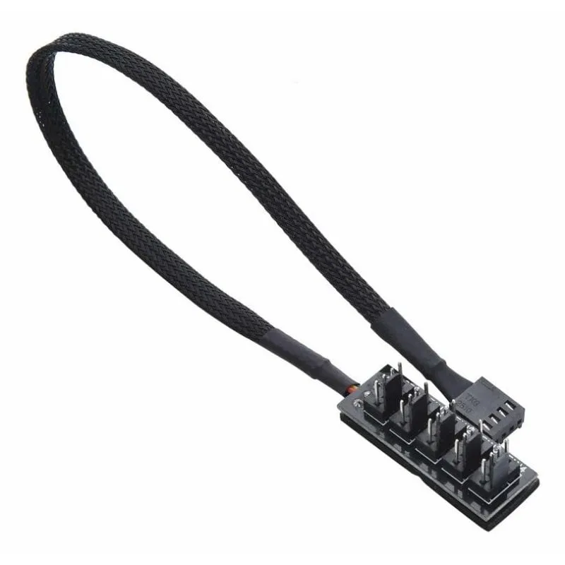 Hub ventole Gelid FC-PWM-04 4 porte cavo PWM nero 3-pin 4-pin