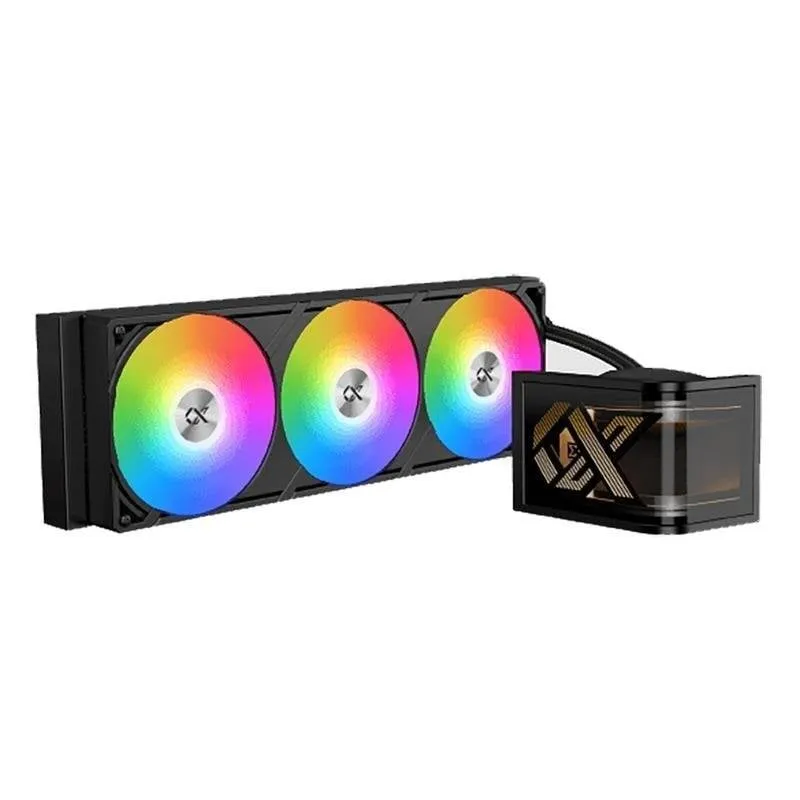 Refrigeración Líquida Xigmatek Connect Ultra 360mm 3 Ventiladores ARGB Schermo AMOLED