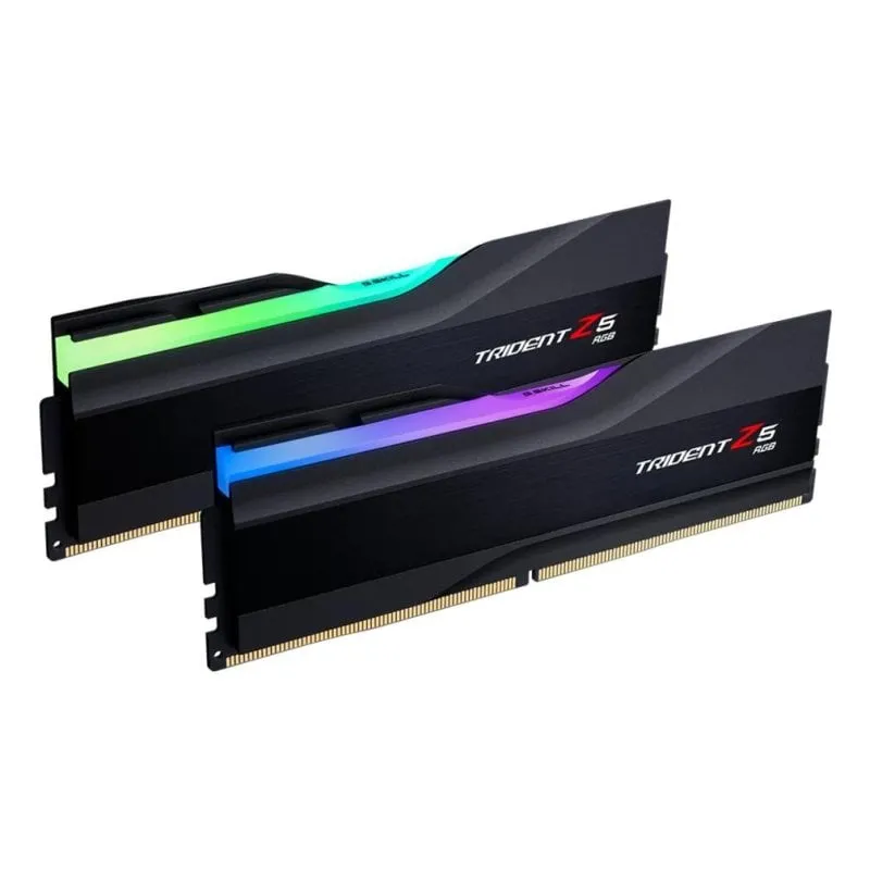 Memoria RAM G.Skill Trident Z5 RGB F5-6000J2836G32GX2-TZ5RK 64GB 2x32GB DDR5 6000MHz CL28 Intel XMP RGB Nero