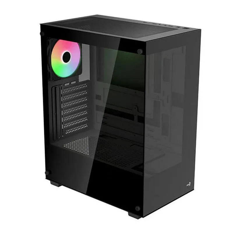 Case AeroCool Pivot V2 ACCM-ES08013.11 ARGB Vetro Temperato ATX Nero