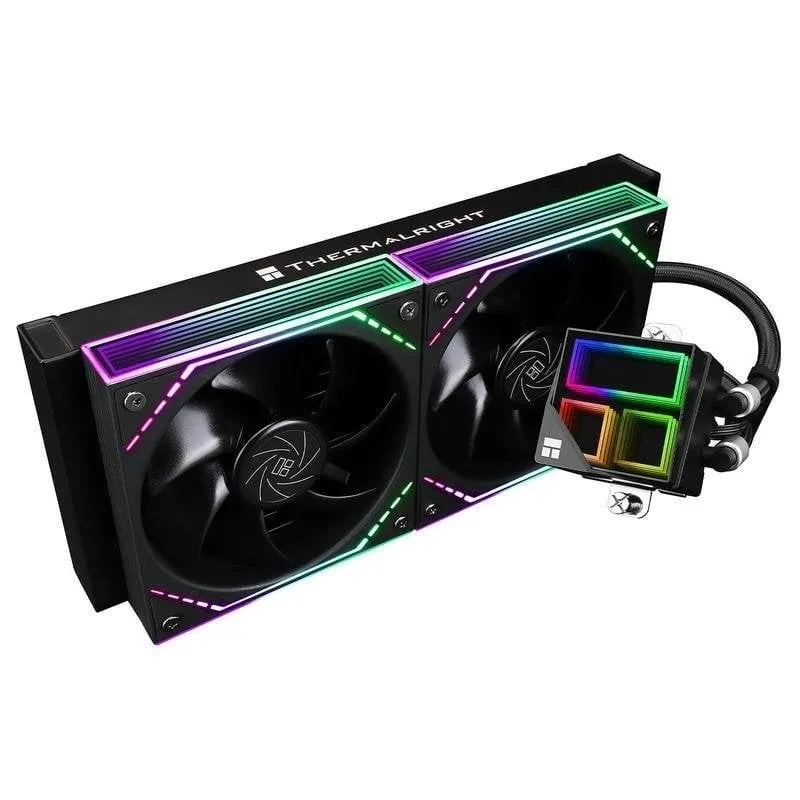 Refrigeración Líquida Thermalright Frozen Infinity 240 2 Ventilatori ARGB Nero