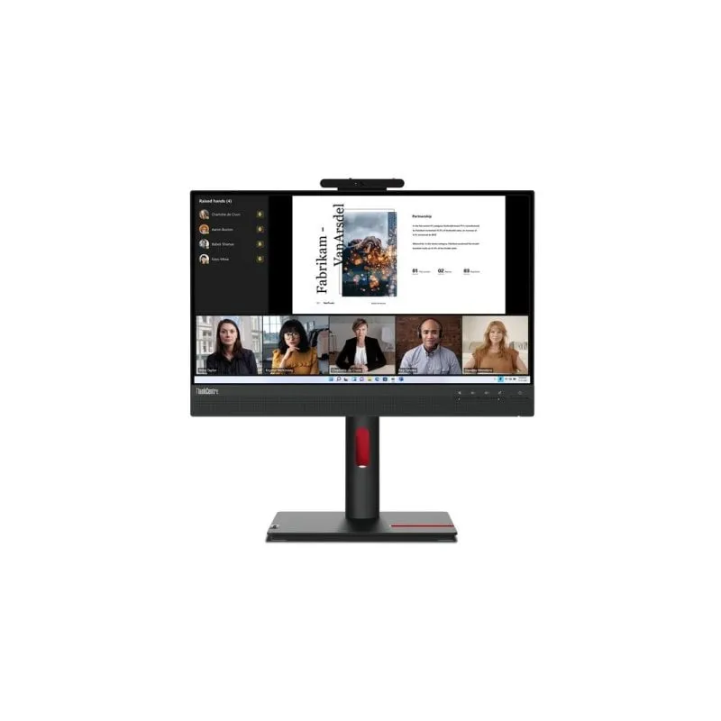 Monitor Lenovo ThinkCentre TIO-22 Gen5 21.5" FullHD 60Hz IPS Antiriflesso Cam/Mic