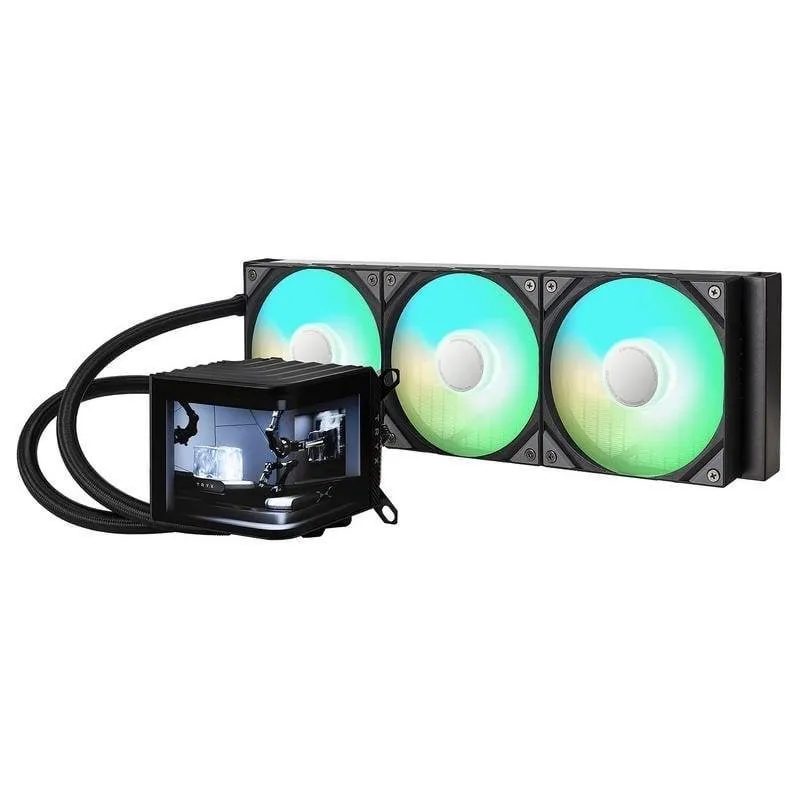 Refrigerazione Liquida Tryx L-P360A-AS3M-G1K 360 mm 3 Ventole ARGB Schermo AMOLED