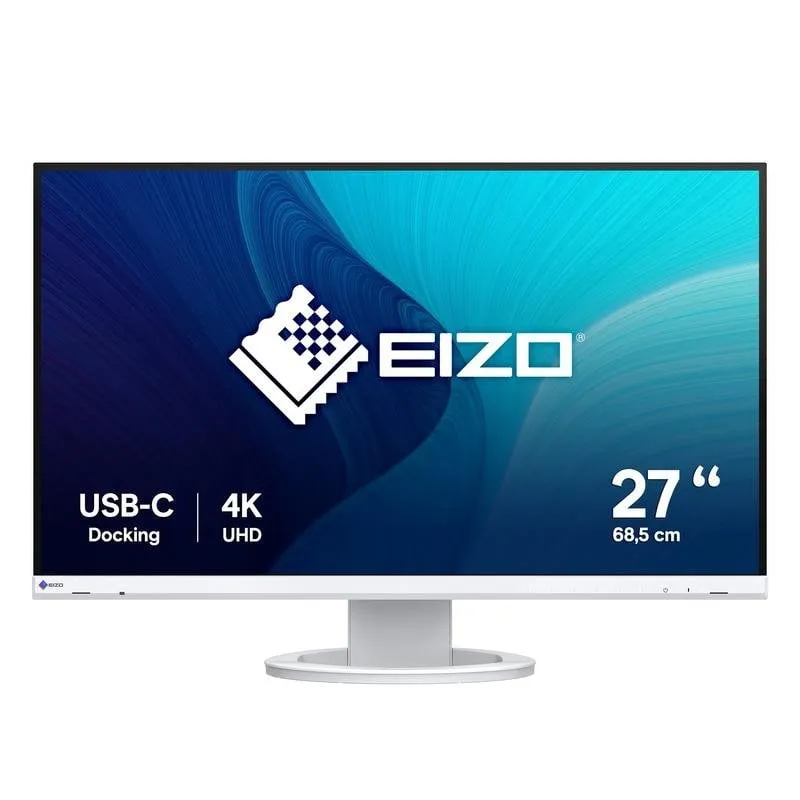 Monitor Eizo FlexScan EV2740S 27" UltraHD 4K 60Hz IPS Bianco 6ms USB-C