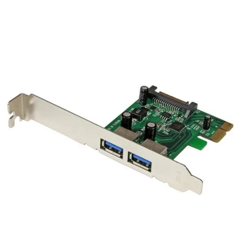 Scheda di Rete Startech PEXUSB3S24 PCI Express SuperSpeed 2 Porte USB 3.2 Gen 1 UASP SATA Power