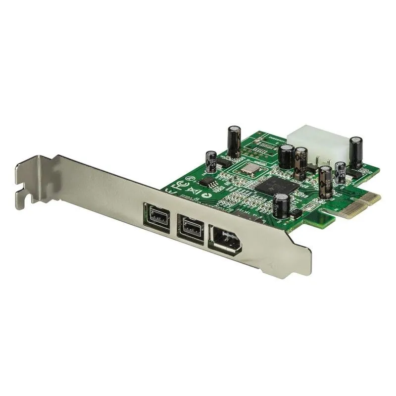 Scheda di Rete StarTech PEX1394B3 PCI Express 0,8 Gbit/s 2x FireWire 800 1x FireWire 400