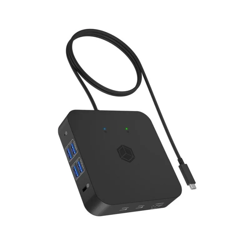 Docking station ICY BOX IB-DK4090-C USB-C 4K 3xHDMI 4xUSB 2xUSB-C LAN PD 85W