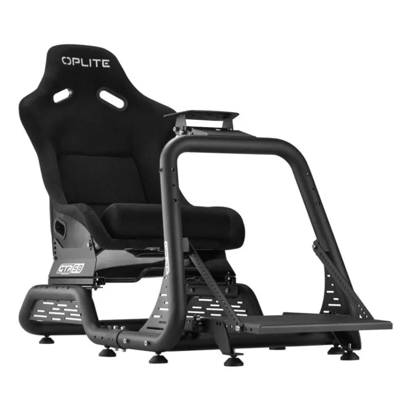 Cockpit da corsa Oplite GTR S8 Infinity acciaio nero compatibilità universale