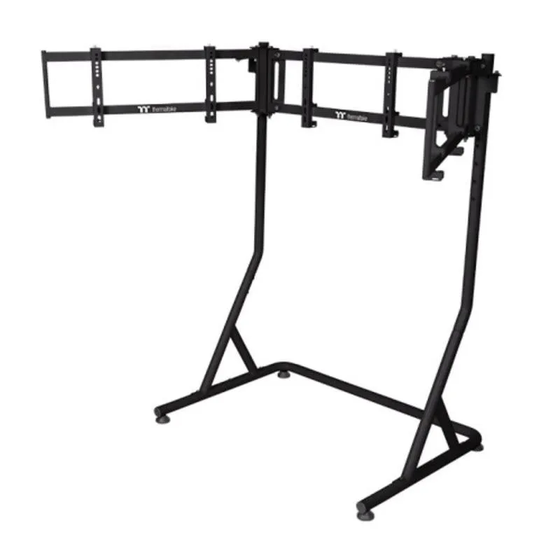 Supporto monitor Thermaltake GSC-MSP-MDSLBB-01 3 schermi altezza regolabile acciaio