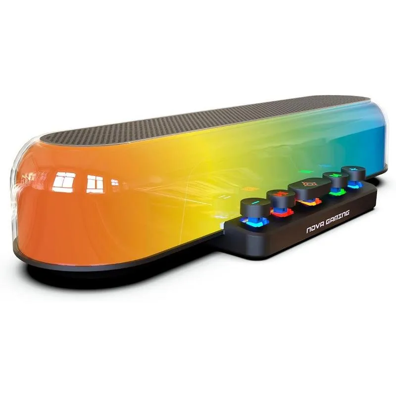 Altoparlanti NOVA gaming Soundbar Wireless 5 W Bluetooth RGB Compatta