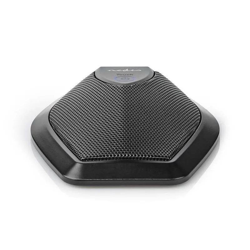 Microfono Nedis MICCU100BK USB omnidirezionale con pulsante silenzioso