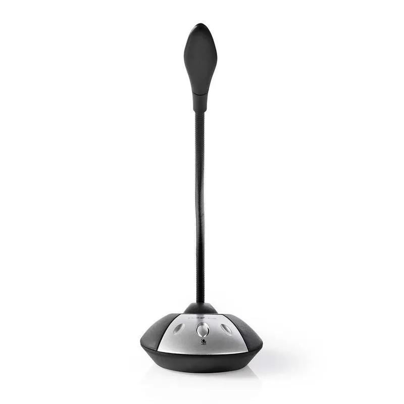 Microfono Nedis MICDU100BK USB direzionale con cancellazione rumore e controllo volume