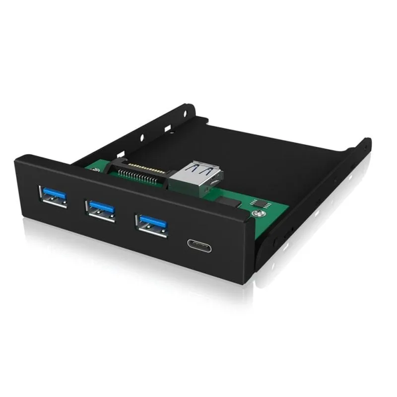 Hub ICY BOX 4 porte USB 3.2 Gen 1 modello IB-HUB1418-i3 hot-swap frontale