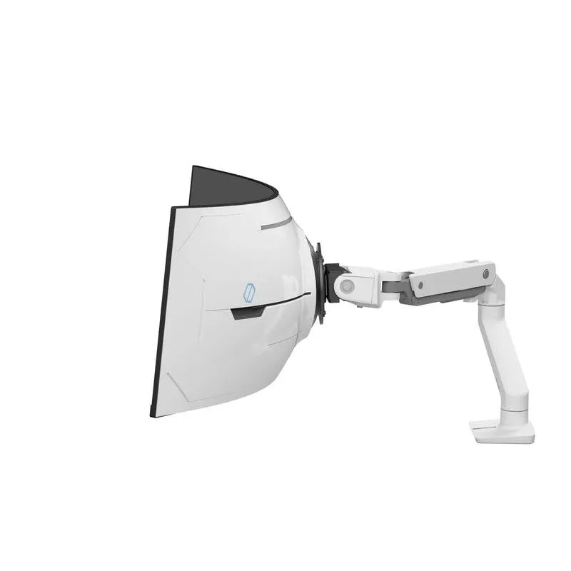Supporto monitor Ergotron HX 45-693-216 braccio bianco VHD per display 57" 17 kg