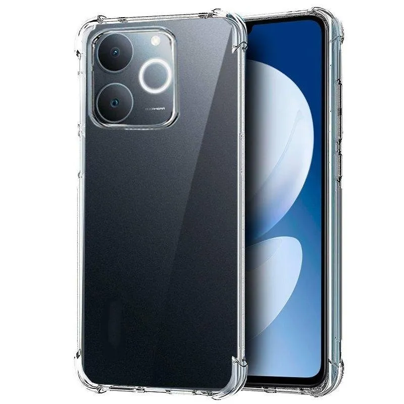 Funda per smartphone Cool AntiShock Trasparente Silicone Extra Protezione per Realme Note 70T