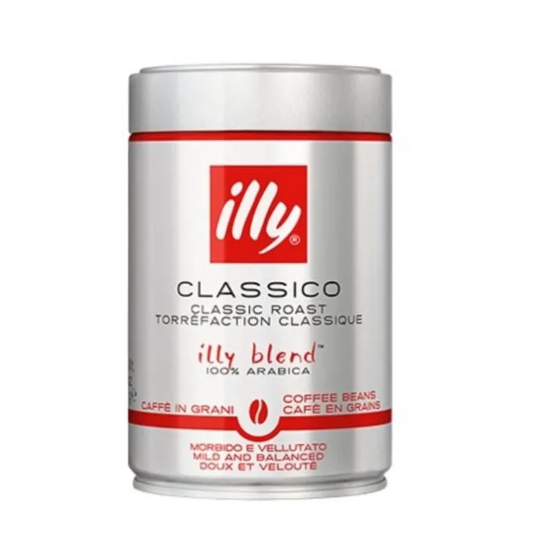 Caffè in grani ILLY 7577 Arabica 250 g Tostatura Classica Lattina
