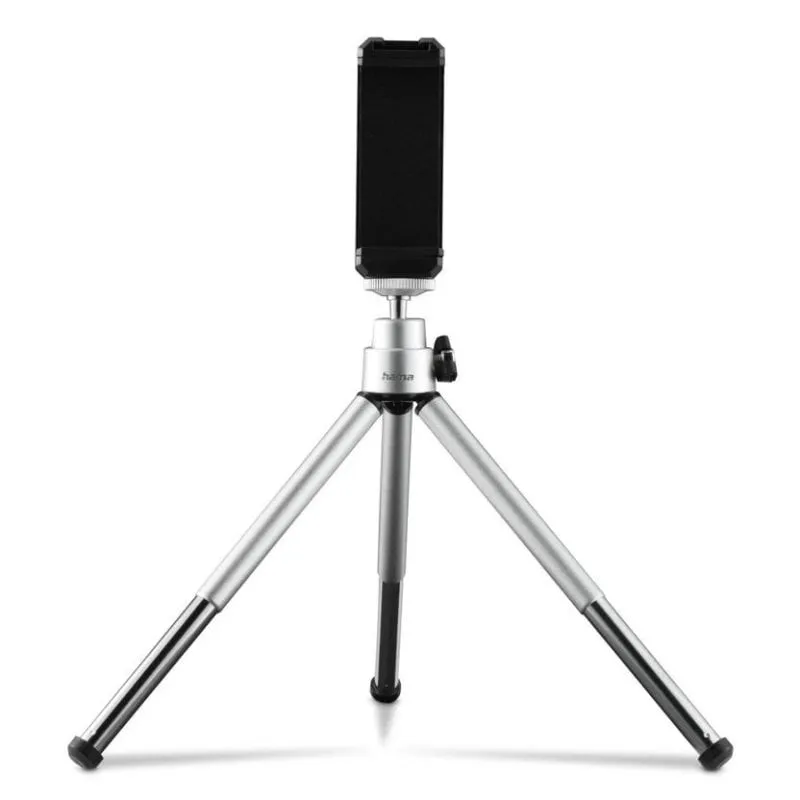 Treppiede HAMA Fancy 2in1 Mini 16 cm Argento per Smartphone e Fotocamere