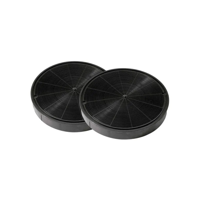 Filtro cappa Mepamsa 112.0569.559 carbone attivo set 2 pezzi nero