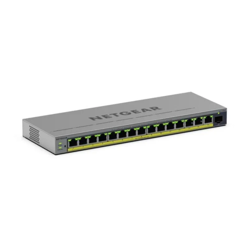 Switch Netgear GS116EPP 16 Porte Gigabit PoE+ Gestito L2/L3 1 SFP