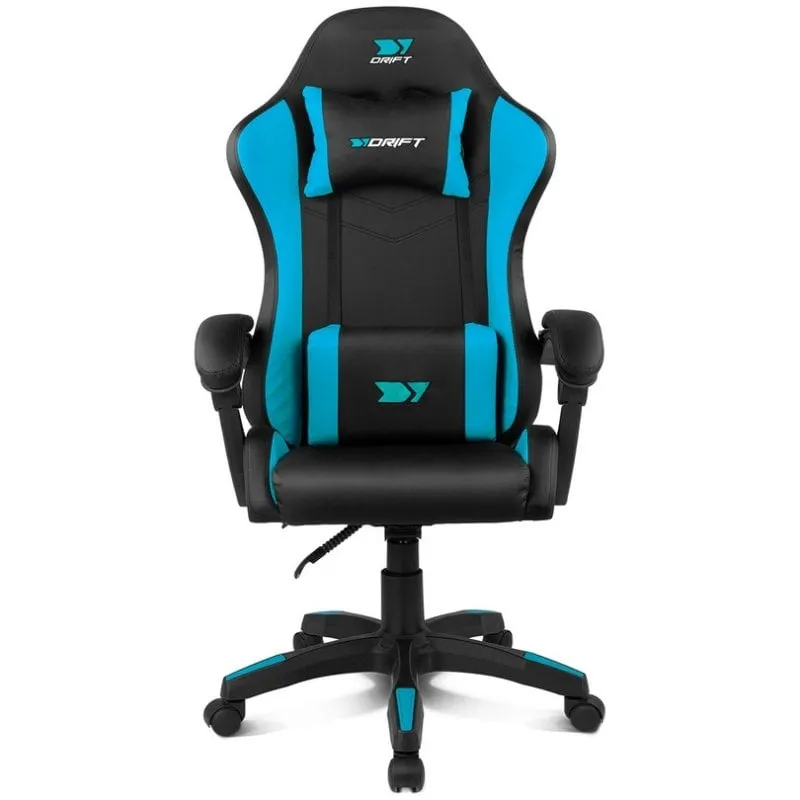 Sedia Gaming Drift DR35 Nera/Blu Reclinabile Ergonomica Compatta