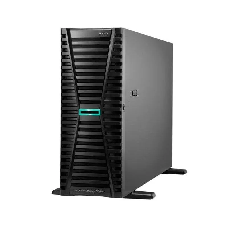 Server HPE ProLiant ML350 Gen12 Intel Xeon 16C 64GB 960GB SSD 2x1000W Torre 4U