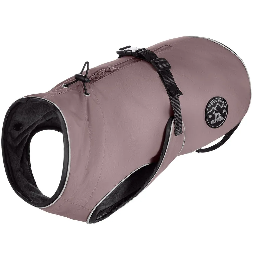 HUNTER Uppsala - Cappottino per cani, taglia: 80 cm, colore: rosa antico