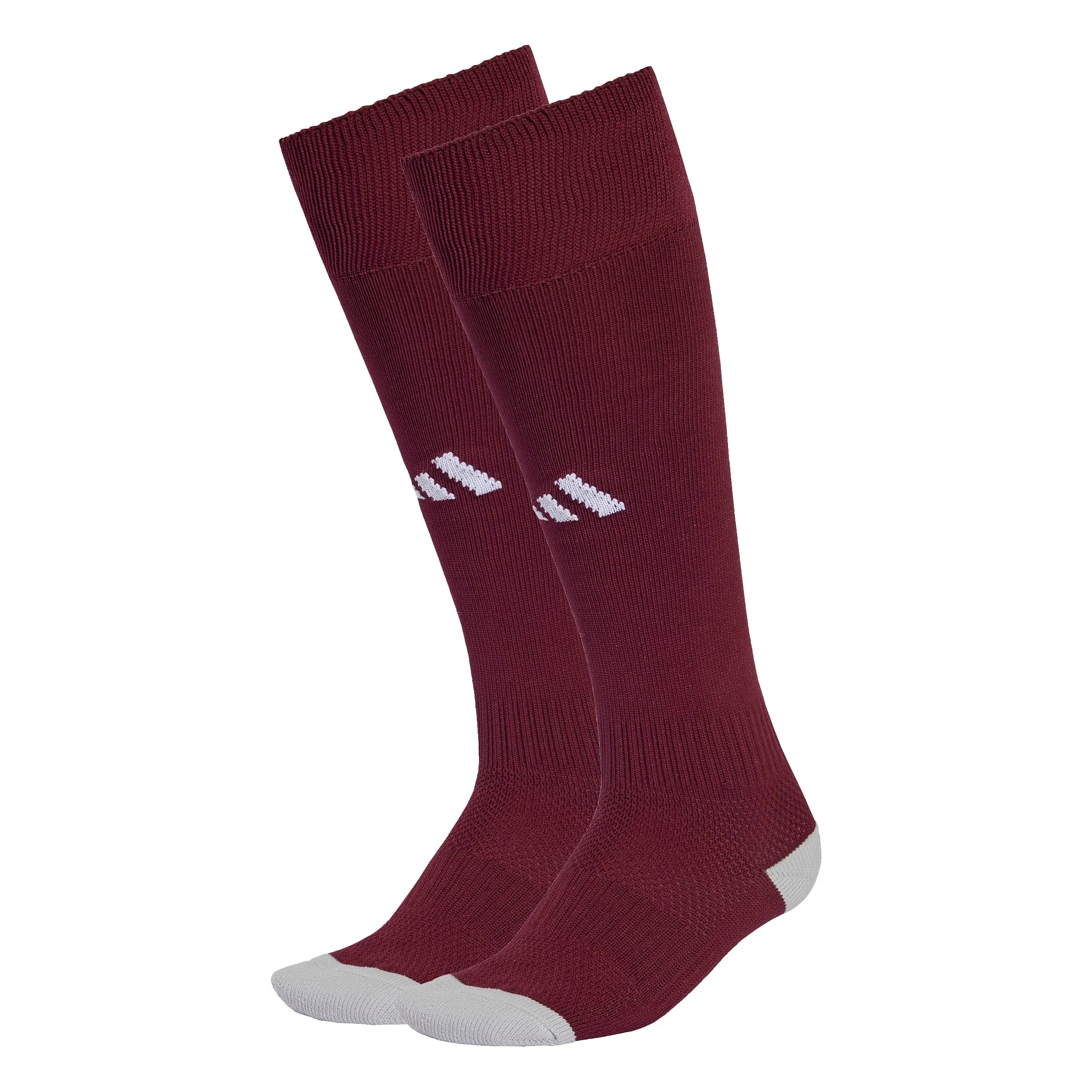 adidas Unisex - Adulto Milano 23 Socks, team maroon 2/white, 37-40
