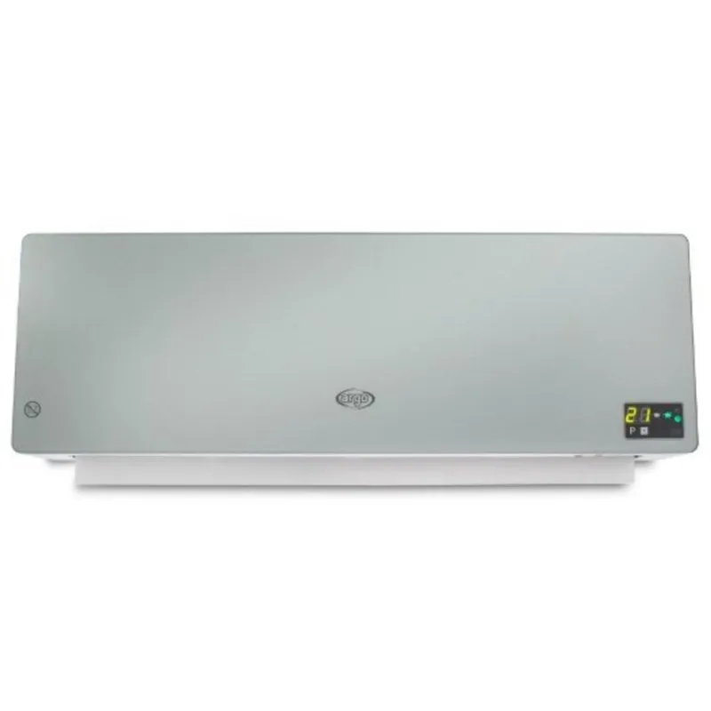 Riscaldatore da parete Argoclima Chic Silver 2000W ceramico con telecomando
