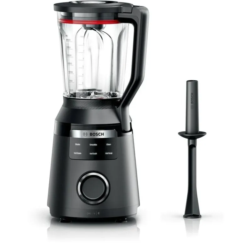 Frullatore Bosch Serie 6 MMB6652B 1800W 2L Nero Acciaio Inox