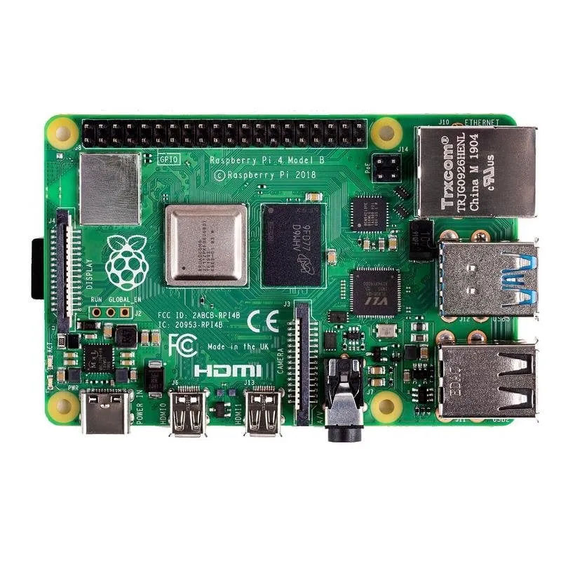 Barebone Raspberry RPI4-MODBP-8GB ARM Cortex-A72 Quad-Core 8GB RAM microSD Wi-Fi Bluetooth